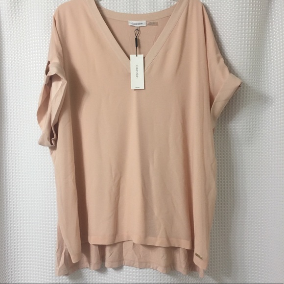 Calvin Klein 2X Peach Top NWT - Picture 9 of 12